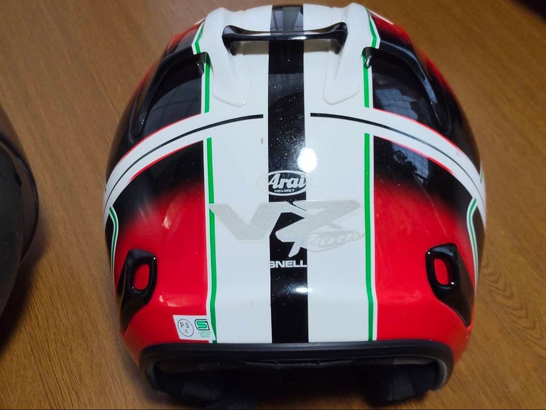 Araiアライ ジェットヘルメット VZ-RAM WEDGE レッド - メルカリ