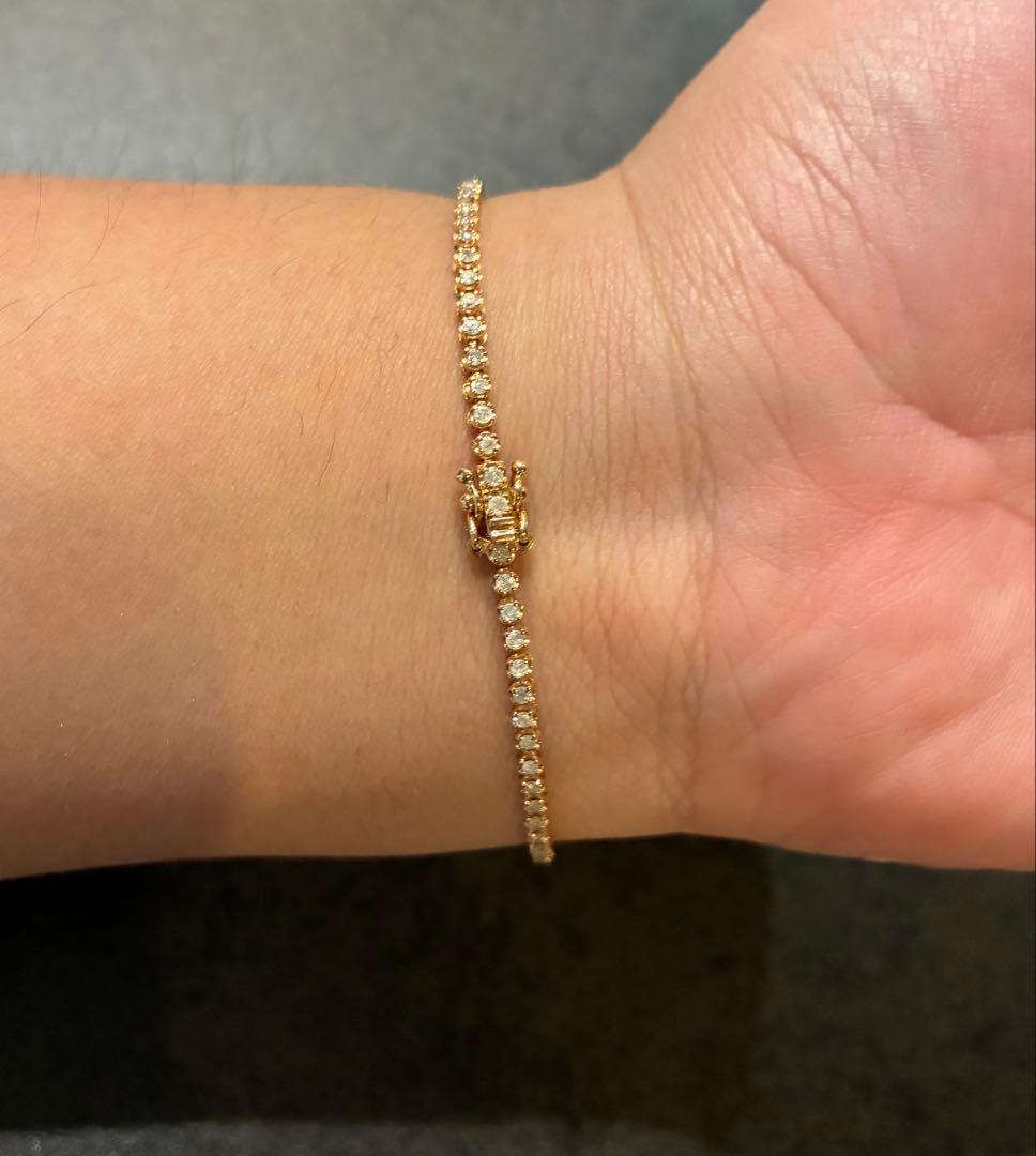 ダイヤモンドテニス18センチ定198,000( 1.00ct)2日間限定値下げ