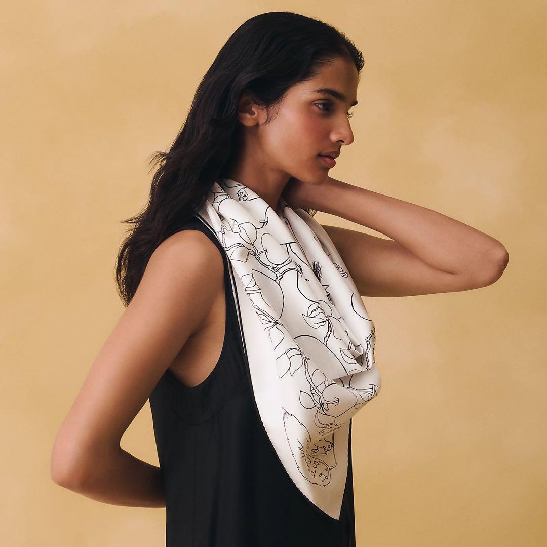 26春夏 エルメス カレ90 《ル・ポミエ・セリエ》