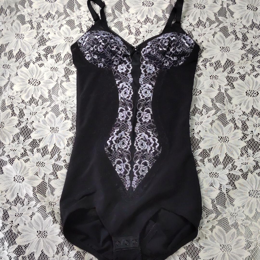 シャンデール ボディースーツ ブラック