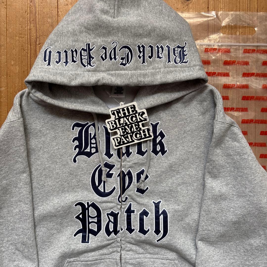 THE BLACK EYE PATCH フードパーカー グレー - メルカリ