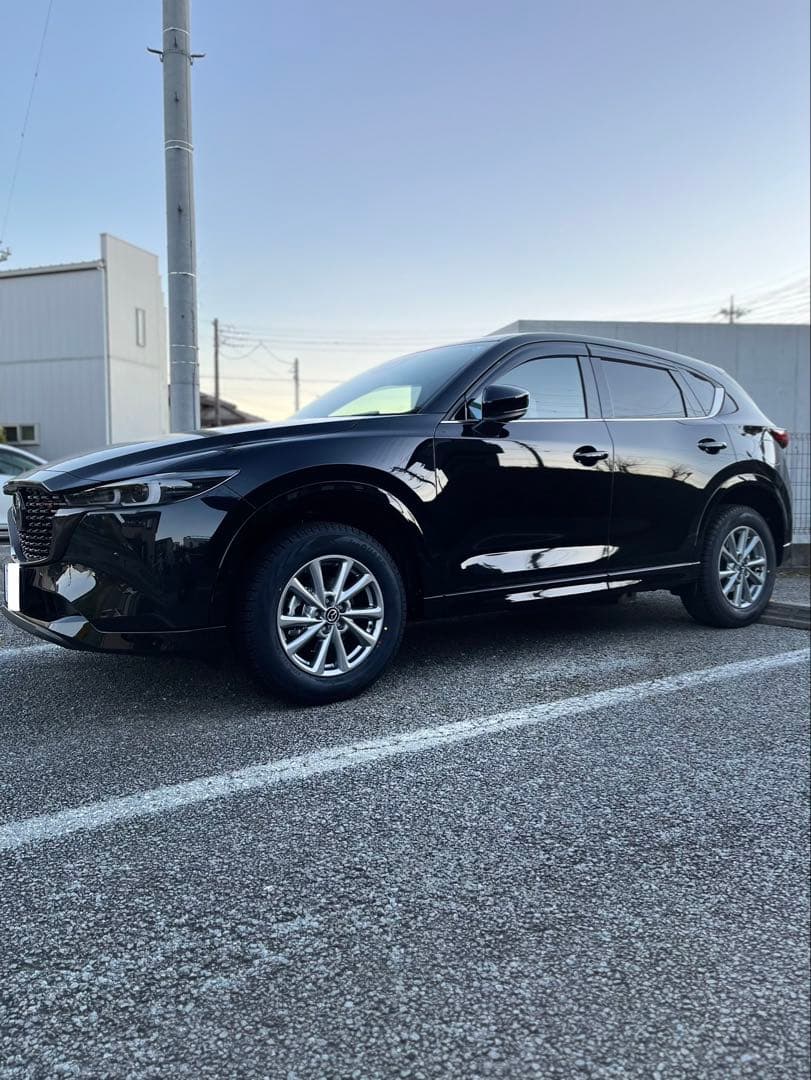 【美品】CX-5 純正 17インチ スタッドレスタイヤ＆ホイール4本セット 美品 マツダ KF系 CX-5純正ホイール 17インチ 7J ET45 5H114.3 CX-5 CX