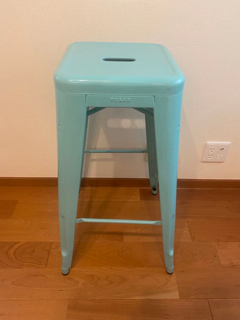 最終値下　TOLIX トリックス H STOOL H75 水色 ③ フランスのブランド TOLIX(トリックス)よりH-STOOL(エイチスツール