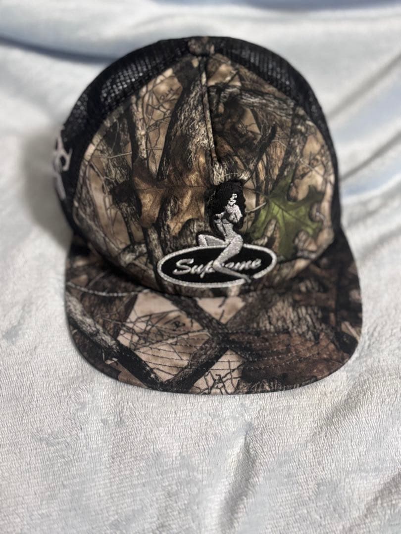 迷彩柄 Supreme キャップ - メルカリ