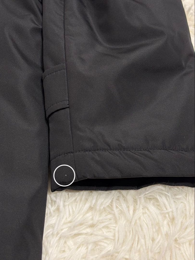 アクアスキュータム 比翼 シルク ライナー ダウン ステンカラー 38 M