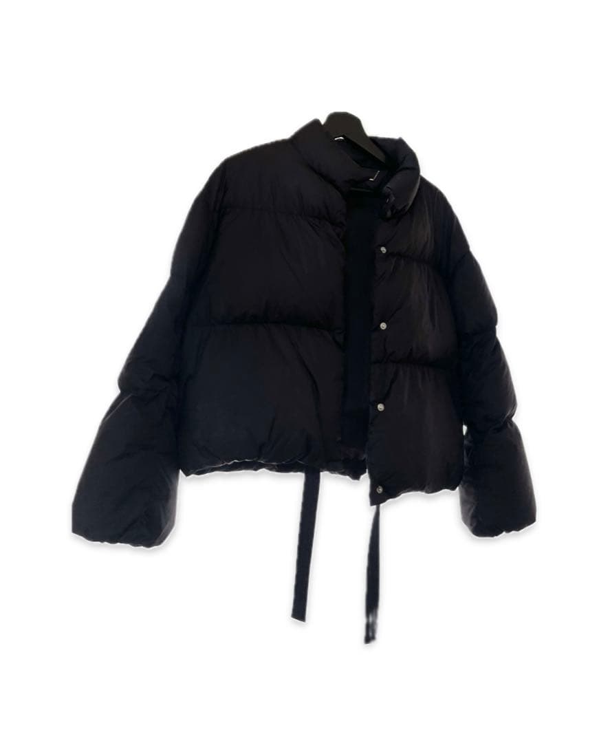 限定値下中ミラオーウェンMilaOwen裾リボンソフトショートダウン