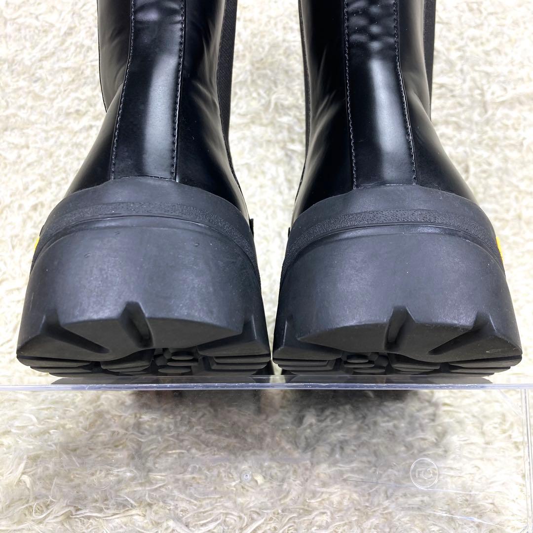 極美品』アダムエロペ ビブラムソール サイドゴアブーツ トラック