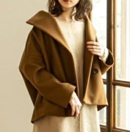 美品 ノーブル NOBLE MANTECO オーバーショートコート 38 - メルカリ