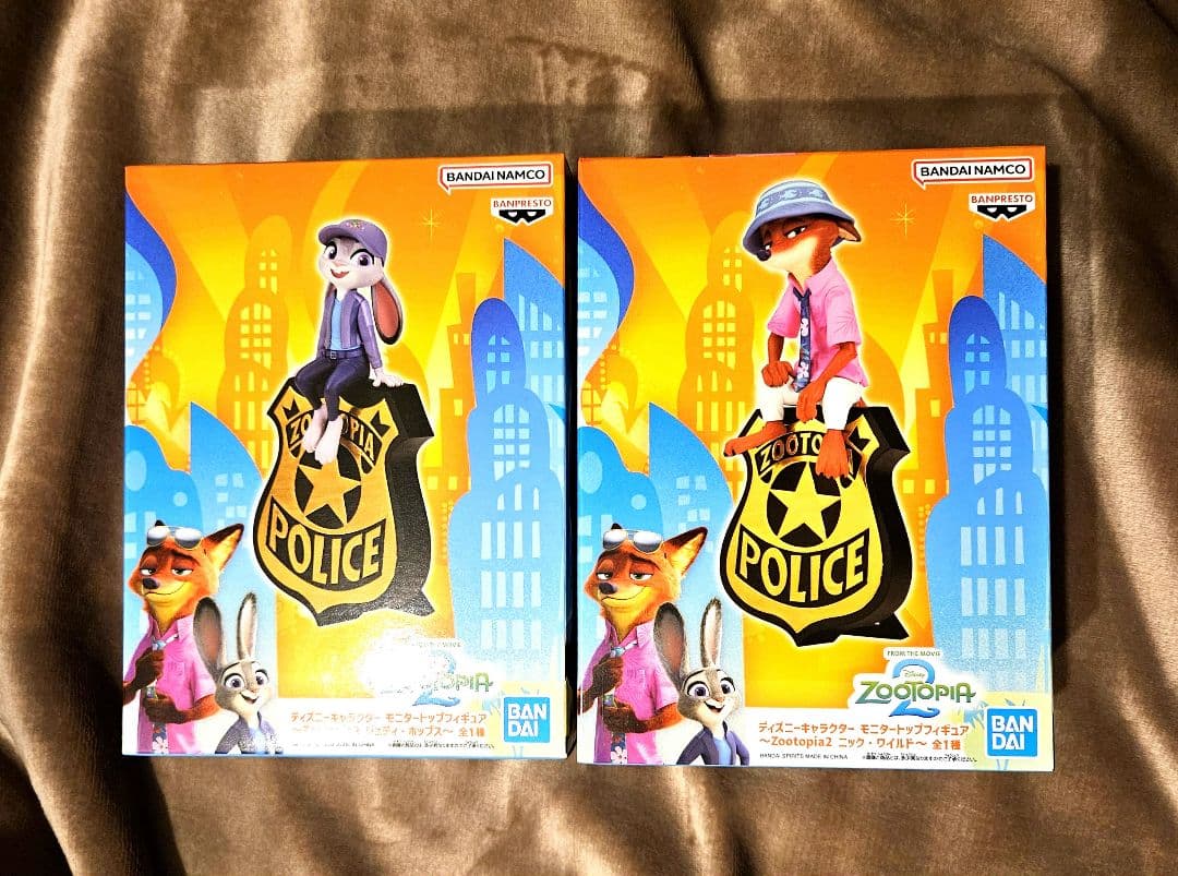 最終値下げ 最安値 ズートピア2 モニタートップフィギュア 2体セット