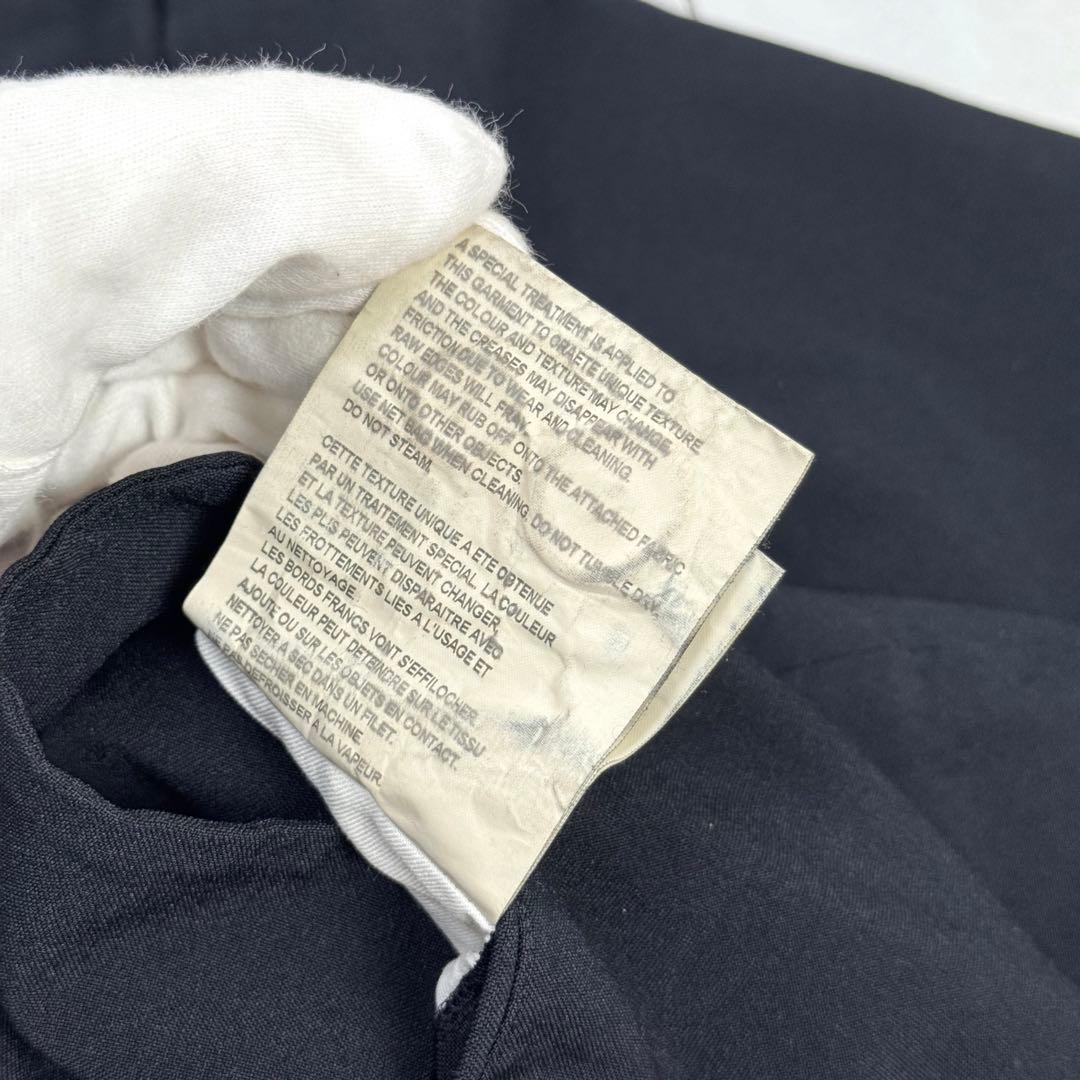 極美品 コムデギャルソン 変形 フリル テーラードジャケット S ダーク