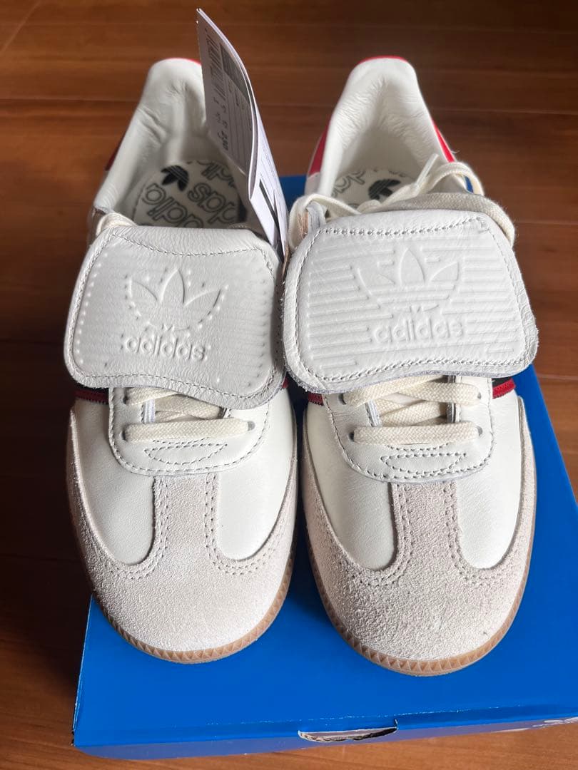 adidas SAMBA LT ホワイト/ブラック/レッド 23.0cm