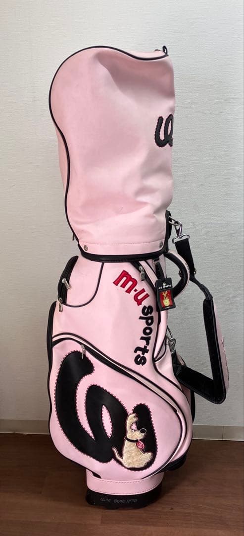 M・U SPORTS ミエコウエサコ　キャディバッグ　ゴルフバッグ　ピンク M・U SPORTS MU SPORTS MU スポーツ ローリングソール 8.5型 8.5インチ