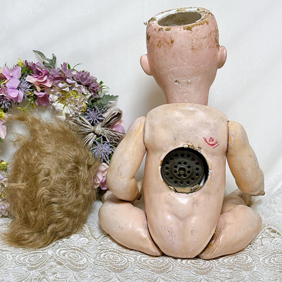 バナナ猫様 アンティークベア4体+ドール1体セット