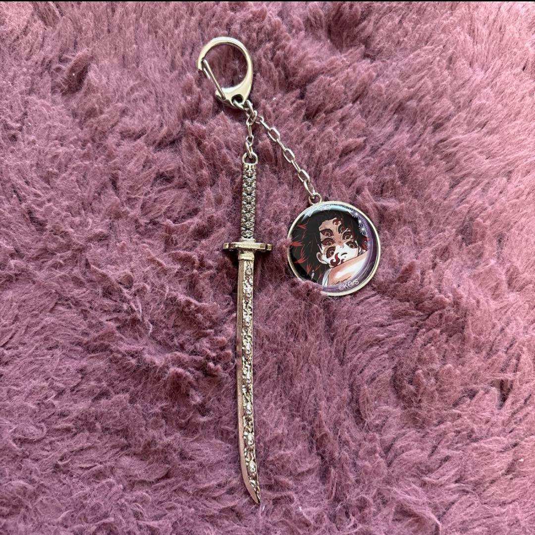 黒死牟 コレクションチャームビッグ 刀 キーホルダー 鬼滅 上弦の壱 JS