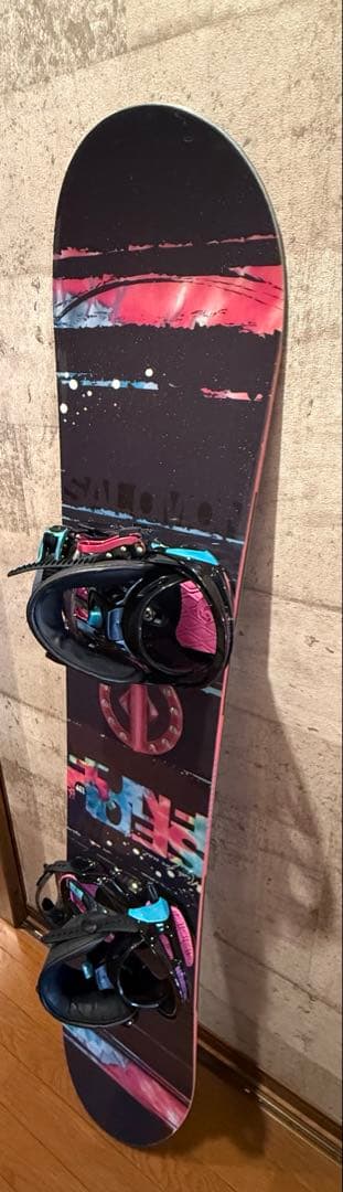 SALOMON レディース スノーボード3点セット 約137cm 23.5cm