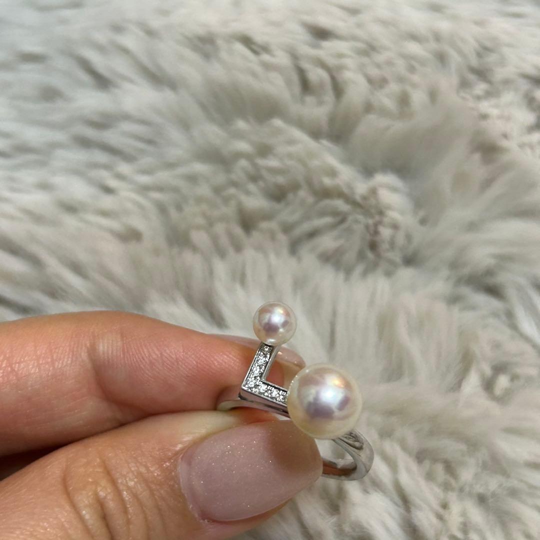 TASAKI バランスノート⭐︎パヴェパールリング 13号 ほぼ新品です