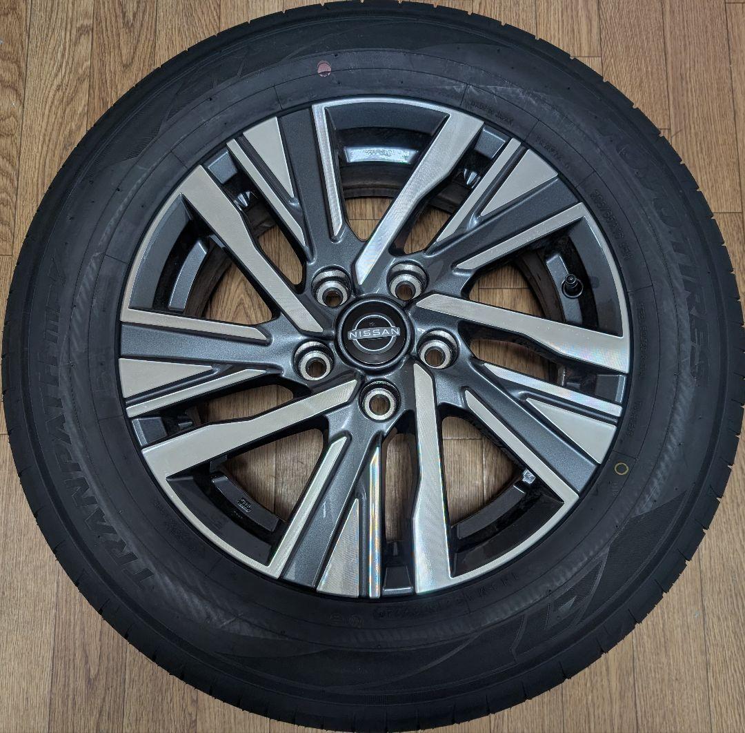 送料込み セレナc28新車外し16インチ スパイラルデザインホイール 4個セット DUNLOP（ダンロップ） 4本 日産 C28 セレナ純正 オーテック AUTECH