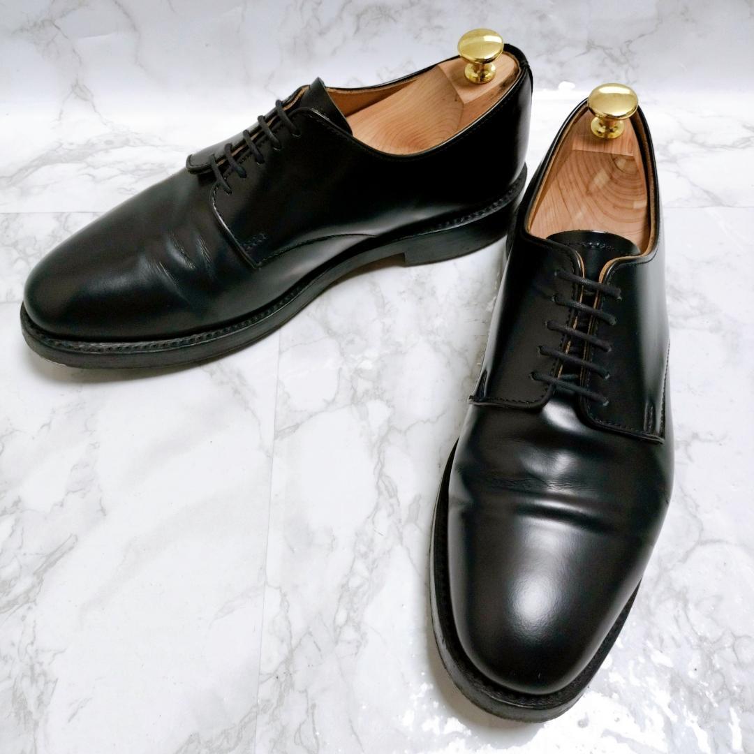 イングランド製 外羽根 プレーントゥ NPS レザー サービスシューズ 26