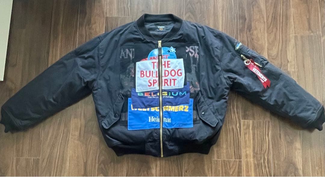 VETEMENTS×ALPHA MA-1 ボンバージャケットヴェトモン - メルカリ