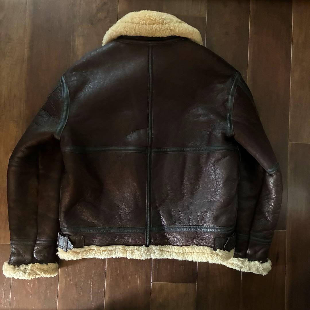 us vintage Excelled ムートンジャケット B3 古着 40 - メルカリ