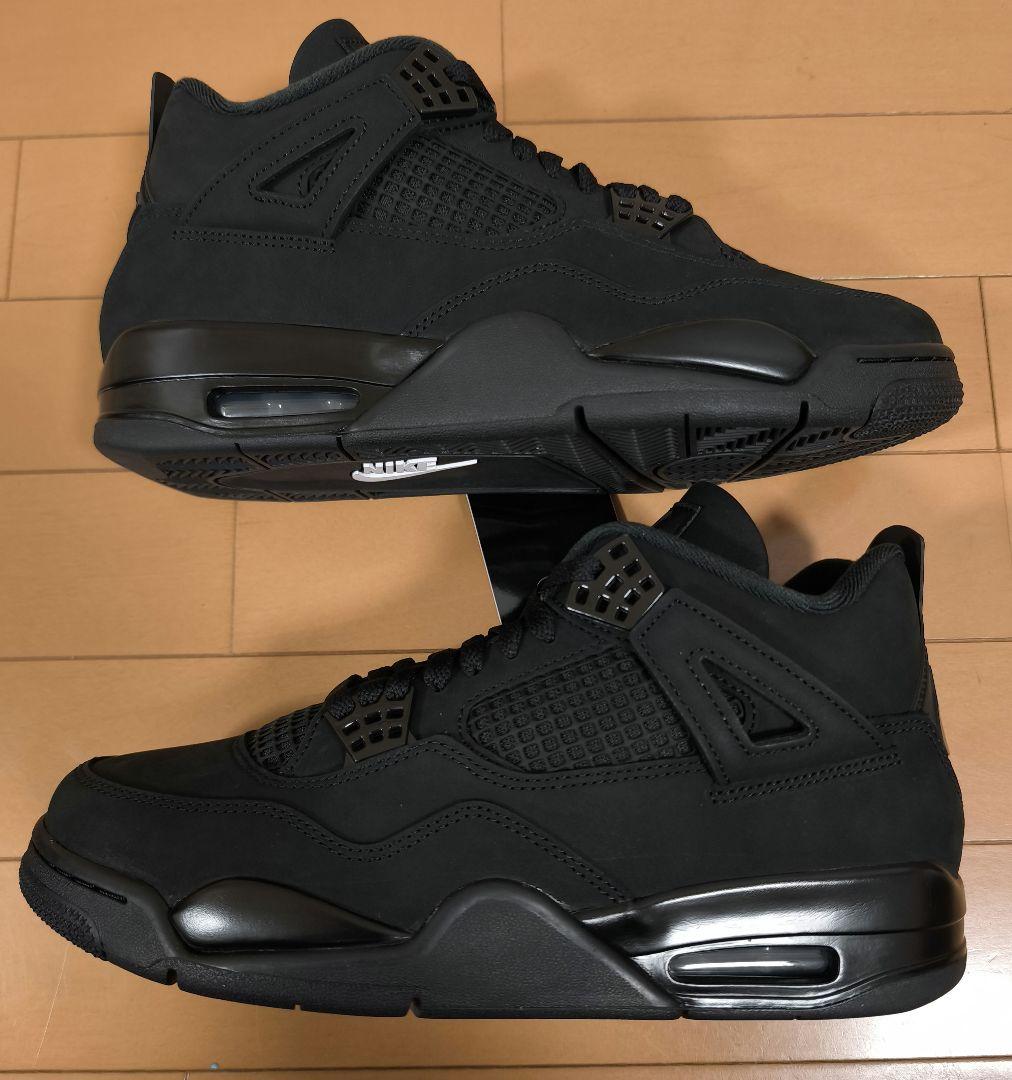 靴 AIR JORDAN 4 RETRO OG BLACK CAT 28.5cm