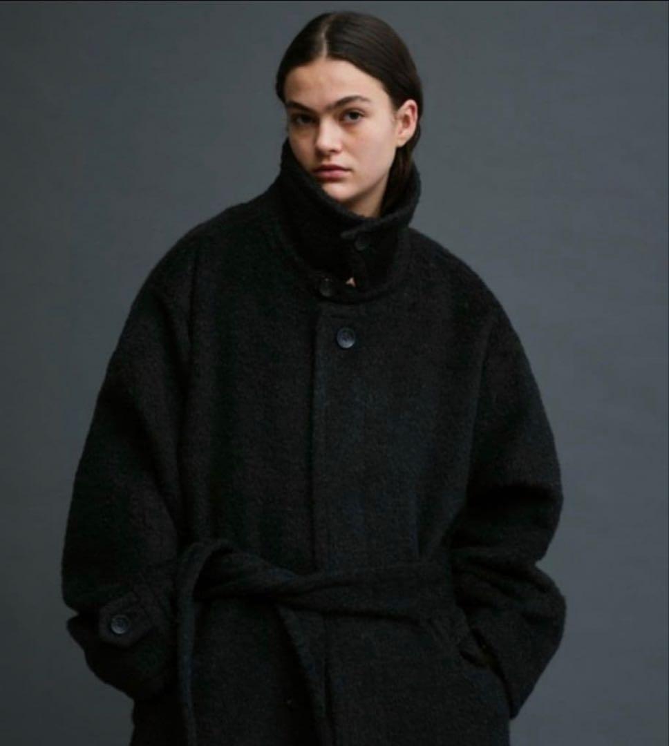 soerte ウールブレンドシャギーオーバーコート　サイズ1 soerte（ソエルテ）の「Wool Blend Shaggy Over Coat / ウールブレンド
