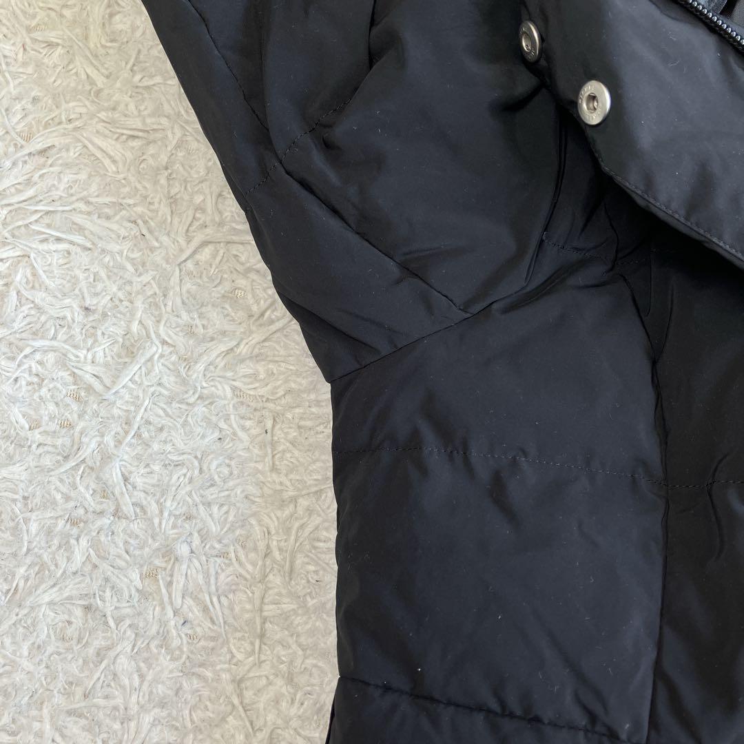 美品 クレージュ ダウンコート ダウンジャケット ロゴプレート