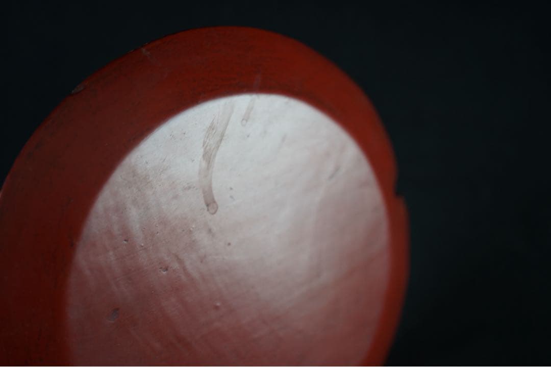 李朝 蓋物 朱漆塗 手桶 骨董 朝鮮古美術 時代物 - メルカリ