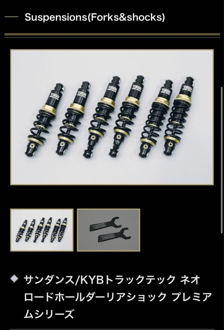 サンダンス/KYBトラックテック ロードホールダーリアショック ダイナ