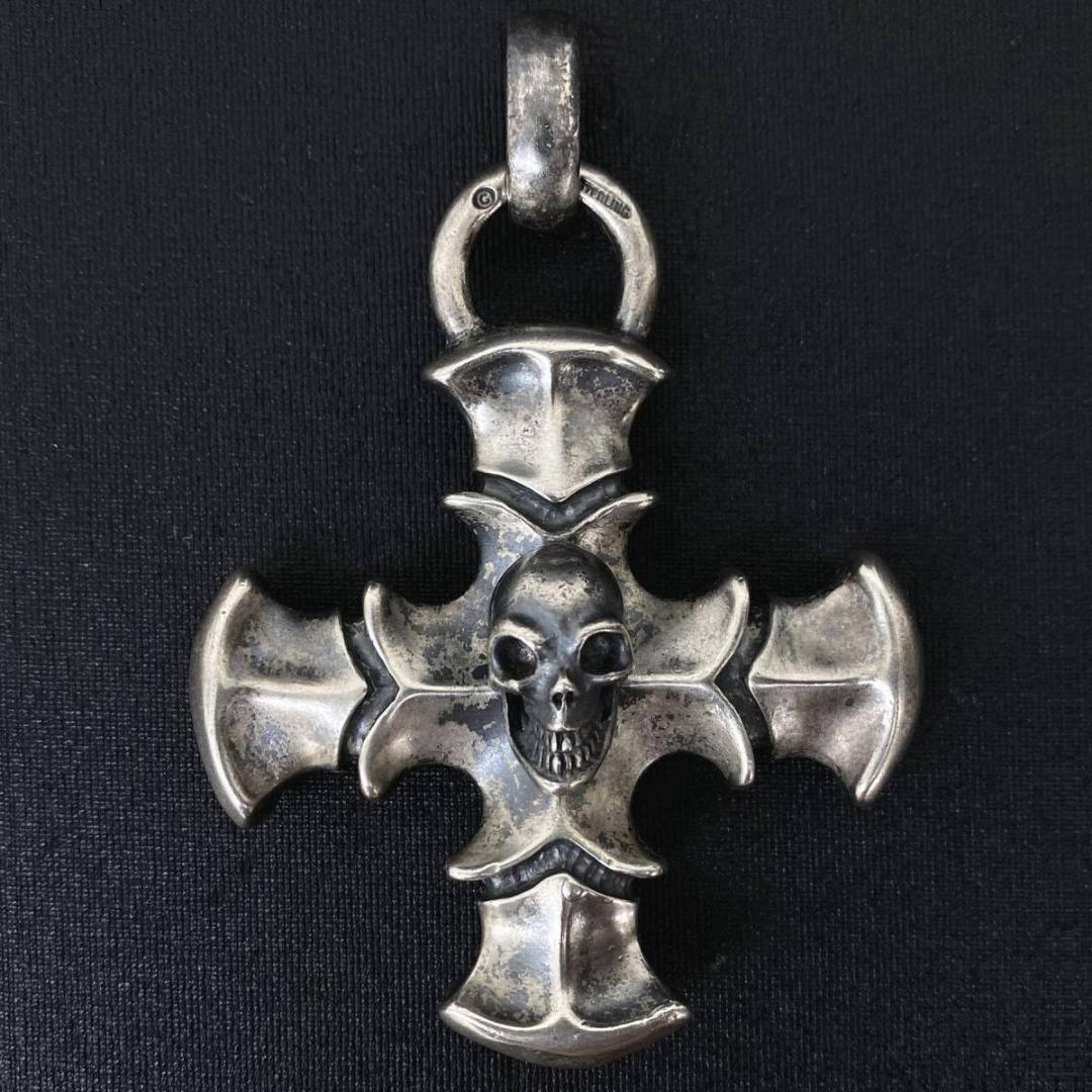 GABOR Gaboratory 生前 スカル バトルアックスクロス ペンダント Gaboratory（ガボラトリー） ガボラトリー/ガボール (GABORATORY