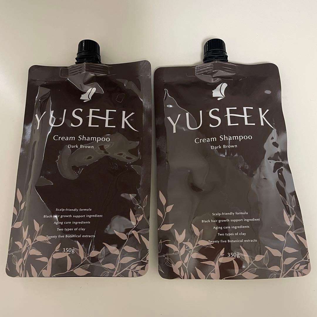 YUSEEK クリームシャンプー ダークブラウン 350g 2個セット YUSEEK クリームシャンプー ダークブラウン 350g 2個セット｜Yahoo