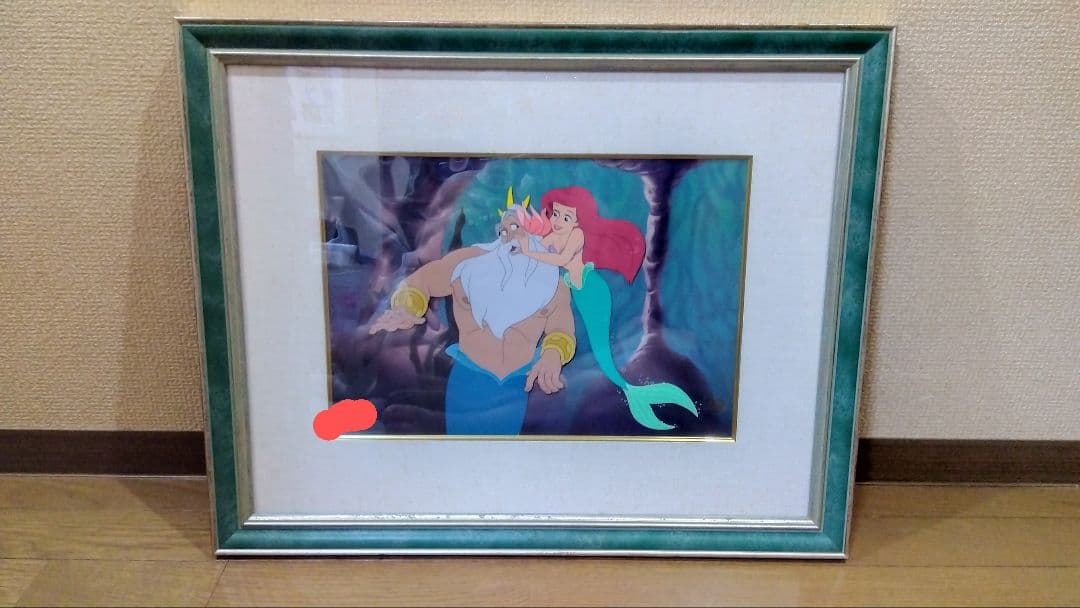 ディズニー　セル画　リトル・マーメイド ディズニー「リトルマーメイド（The Little Mermaid）」の制作で実際に