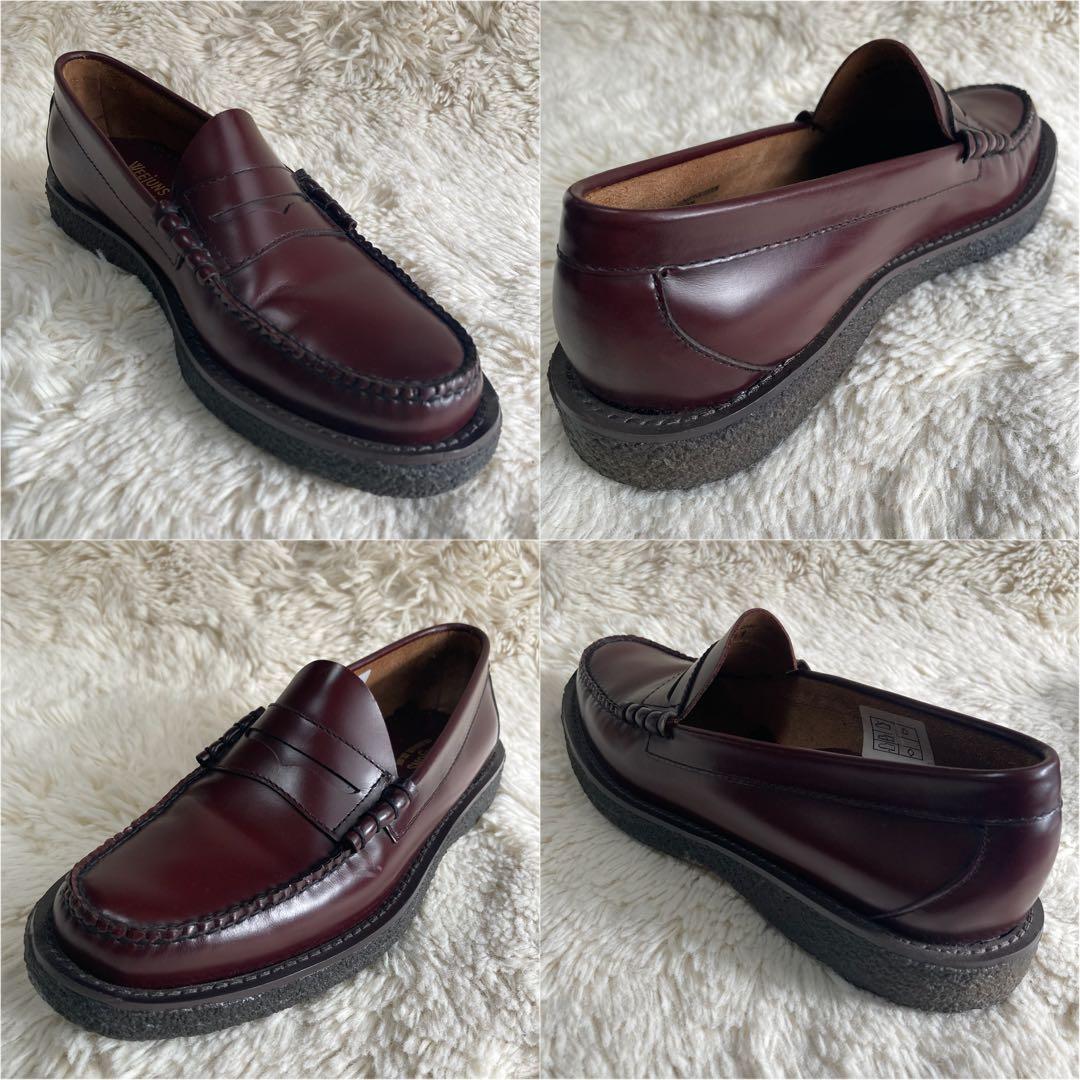 【美品】G.H.BASS Weejuns ローファー ブラウン レッド