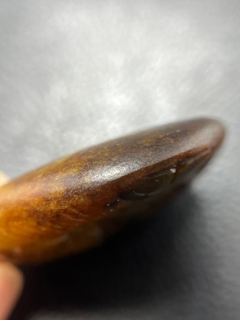 本物！貴重な手彫り和田玉ペンダント☆籽料証明書つき - メルカリ