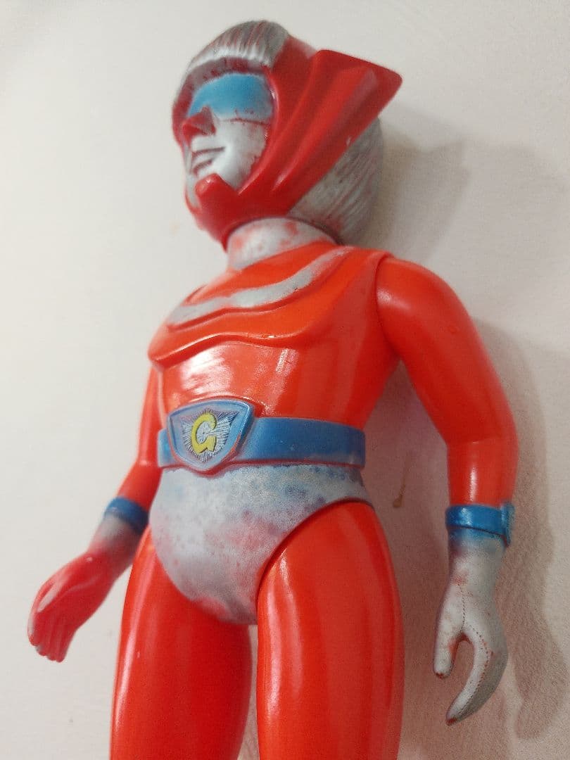 ゴッドマン ソフビ ブルマァク 面取れ 32センチ 貴重 当時物 - メルカリ