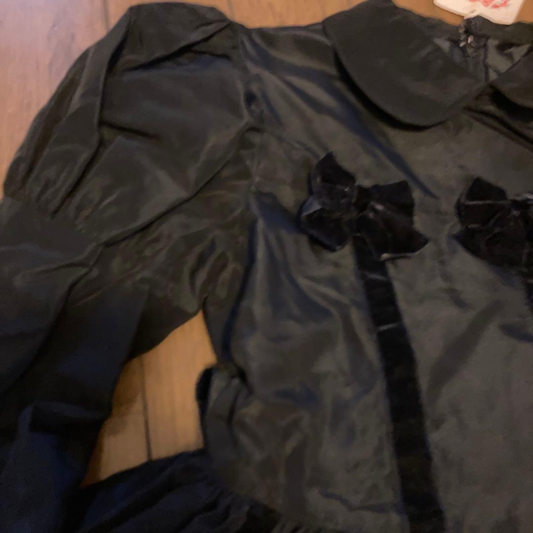 あけちゃん様専用❤︎シャーリーテンプル130❤︎黒リボンの