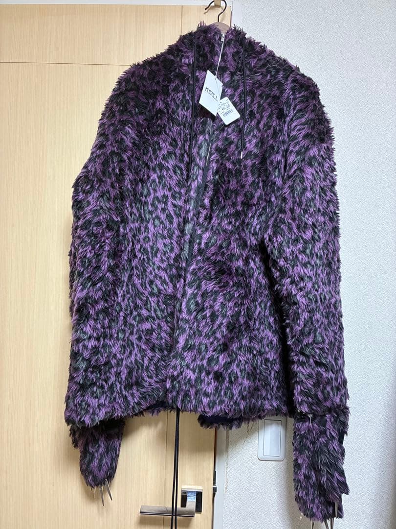 b*y様 定価9万　新品　KIDILL★レオパード　デビル　ジャケット KIDILL / FAUX-FUR DEVIL JACKET / PURPLE LEOPARD | ふぁいん