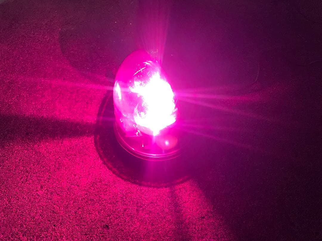 パトライト KW-12停止表示灯 紫 パトランプ フラッシュボール 絶版 旧