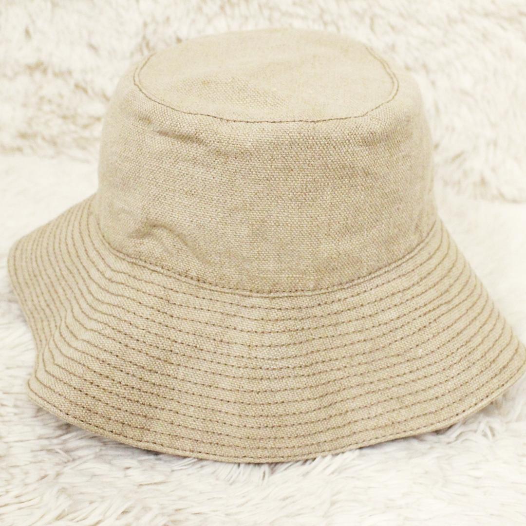 あーにゃん様 極美品 PRADA プラダ 帽子 バケットハット 麻 トリム