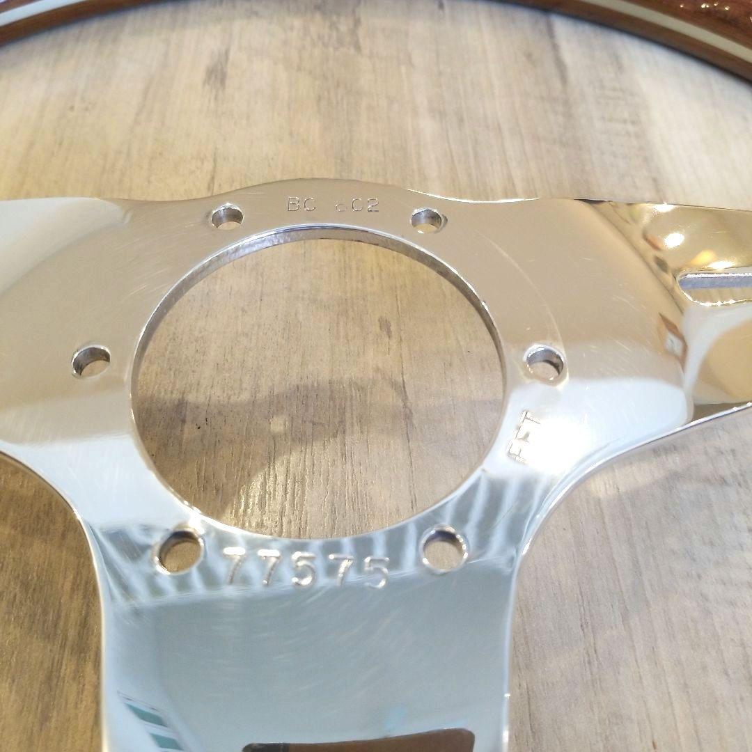 美品】NARDI☆ナルディクラシックウッドポリッシュ/39Φ【FET刻印有り