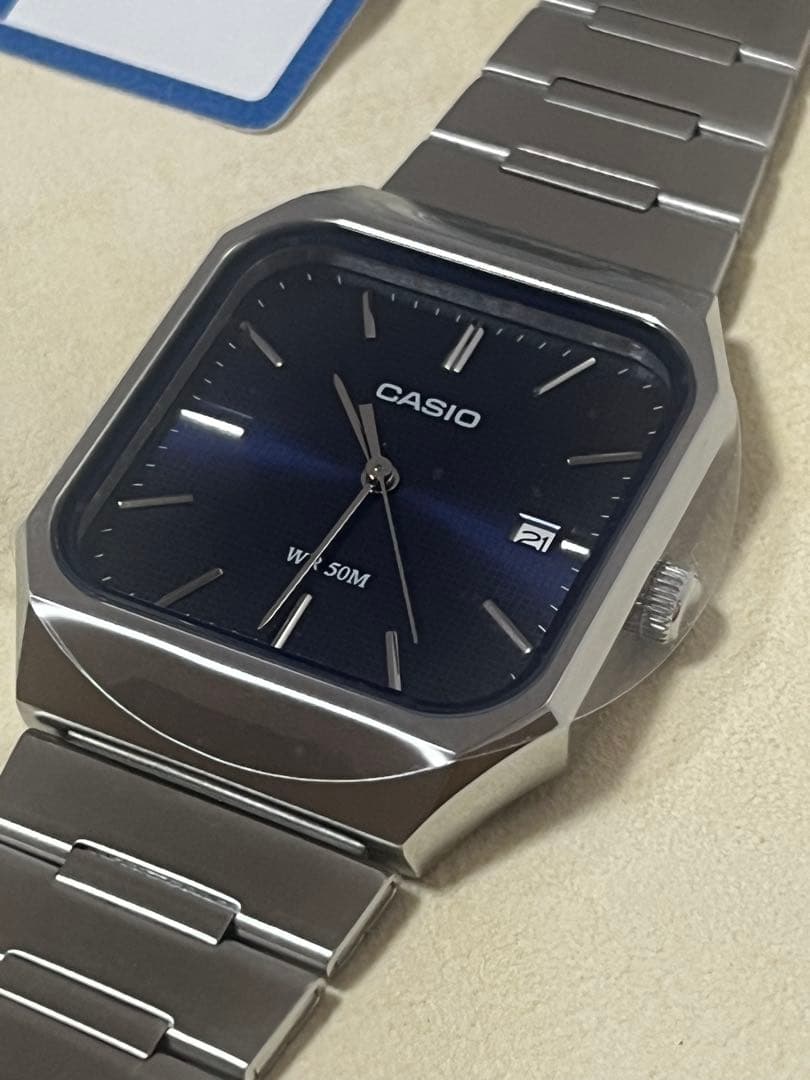 新品】CASIO カシオ MTP-B185D 2A1 ネイビー【海外モデル】 - メルカリ