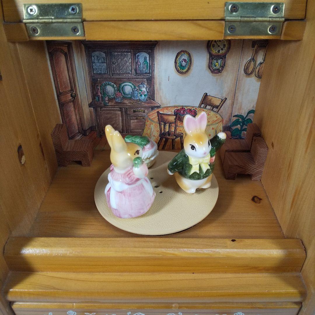 Rabbit house ラビットハウス オルゴール 小物入れ メイクボックス