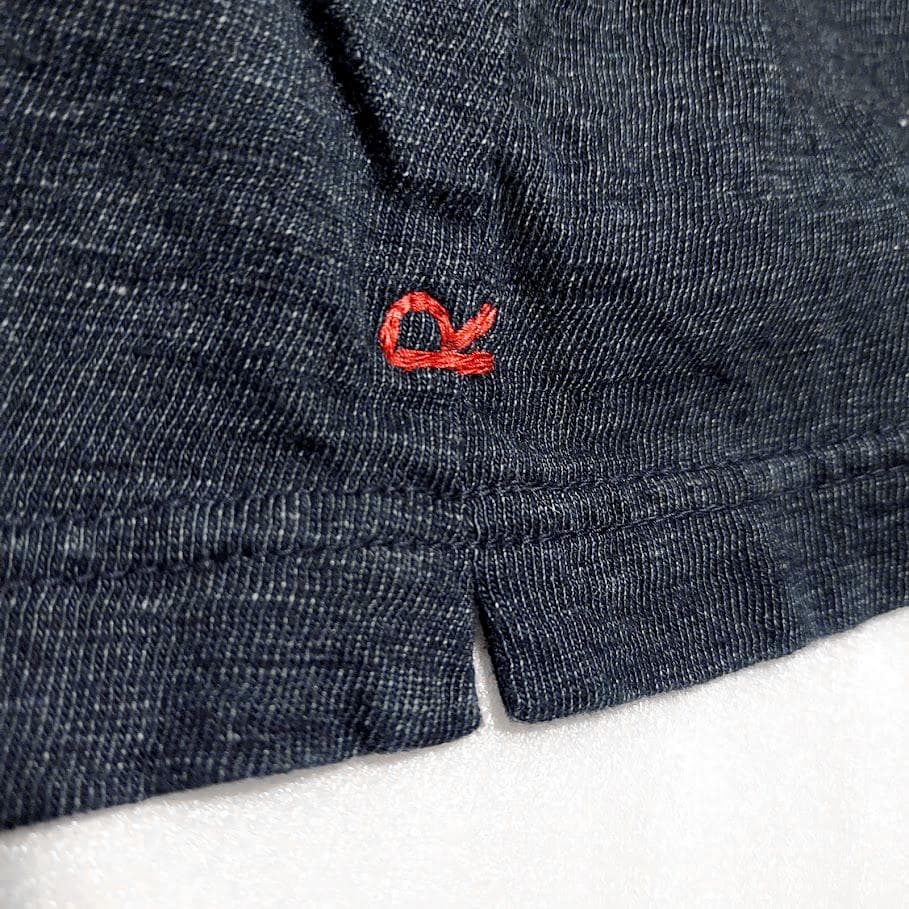45R✨45rpm 度詰天竺の908 インディゴ 藍染 R刺繍 ポロシャツ - メルカリ