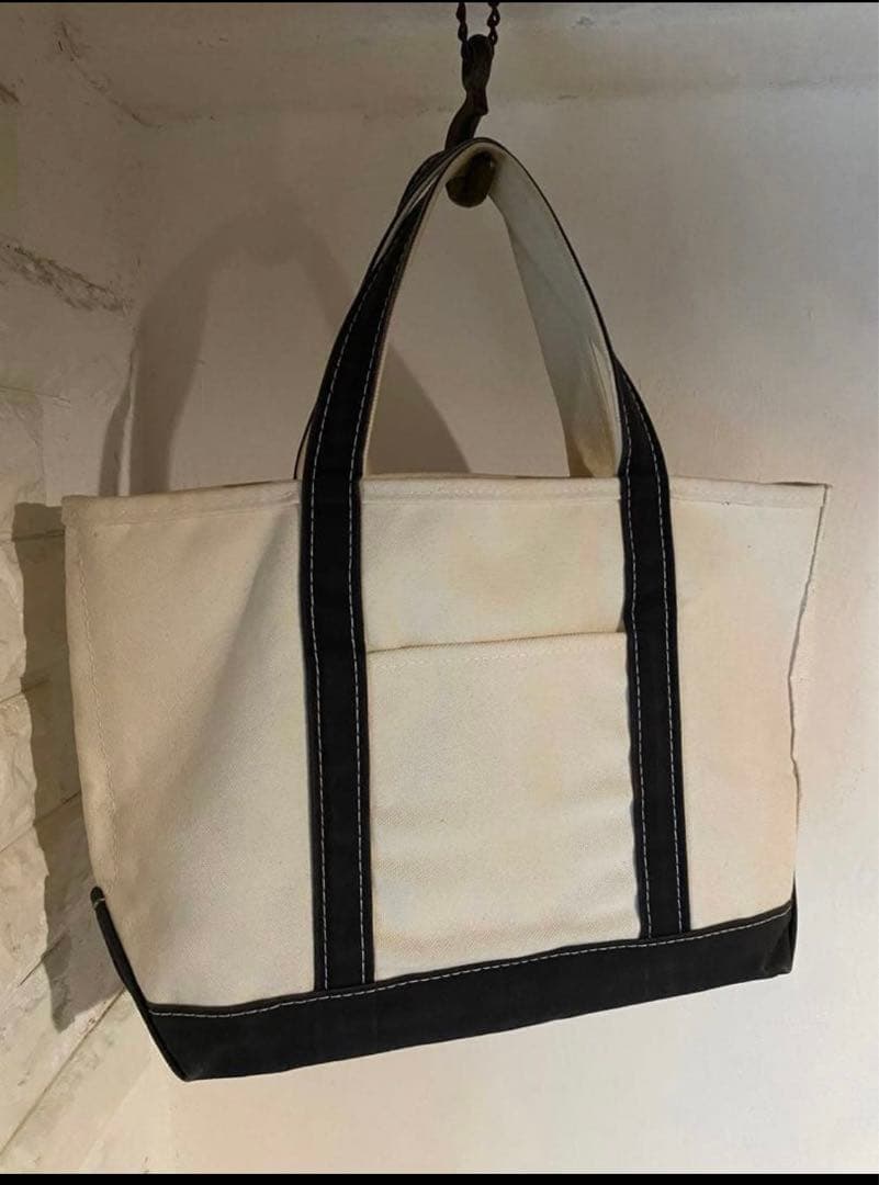 激レア 90s USA製 LLBEEN トート ブラック 無地 NEIGHBORHOOD × L.L.Bean 'BLACK TOTE-L'ブラック トート バッグ