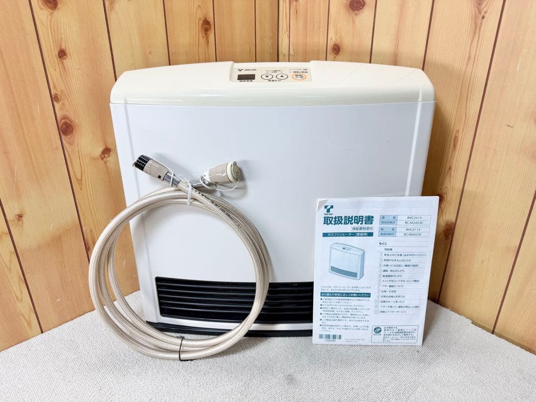 Rinnai ガスファンヒーター RC-M4003E 都市ガス ホース付き Rinnai ガスファンヒーター RC-M4003E 都市ガス ホース付き