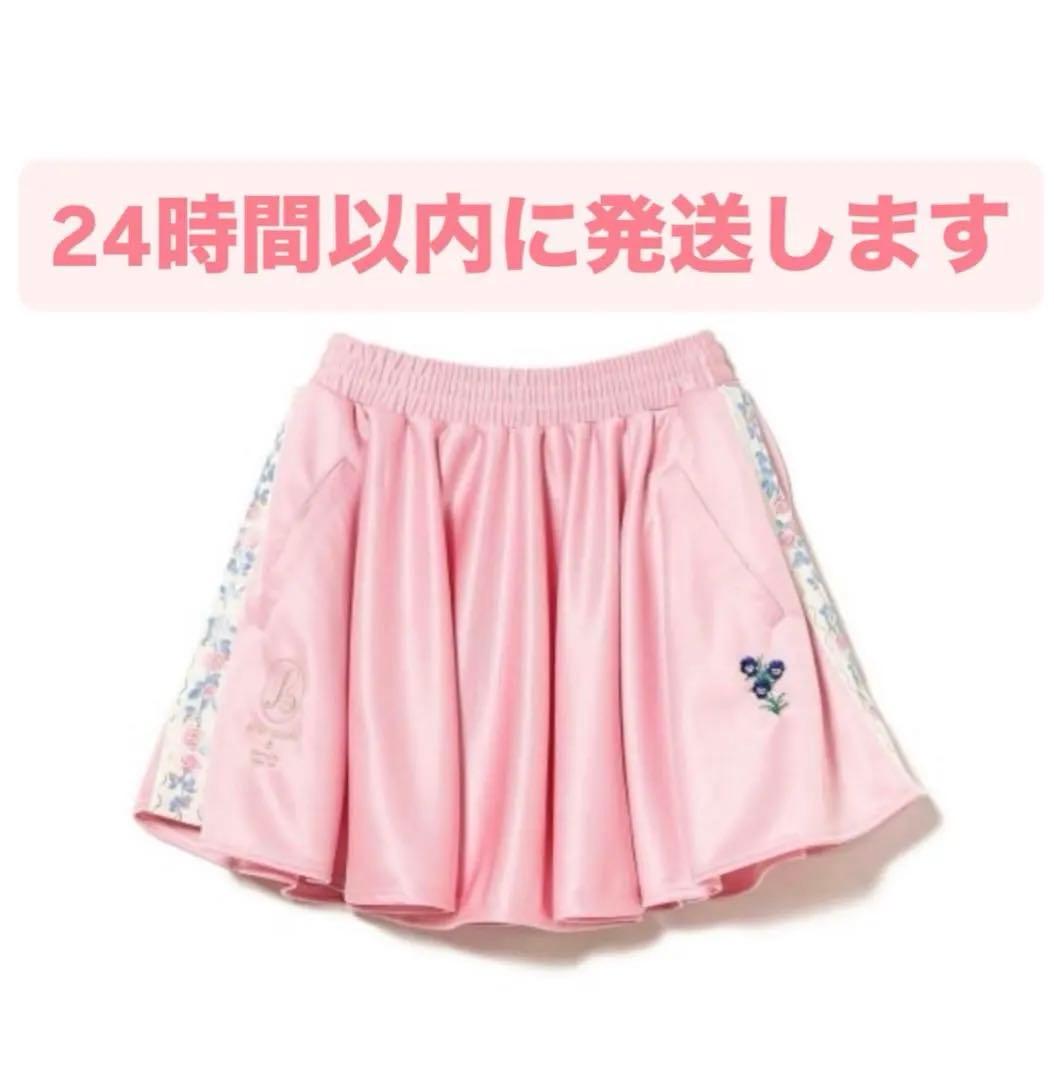 BEAMS × RURU MARYS お花のティグレ ジャージ スカート ピンク - メルカリ