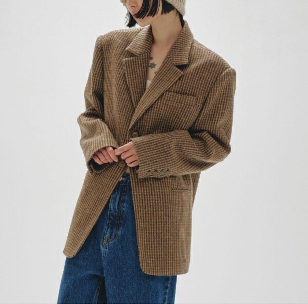 TODAYFUL Wool 100% CHECK JACKET 36サイズ 即納【TODAYFUL】Wool100% Check Jacket | selectshop