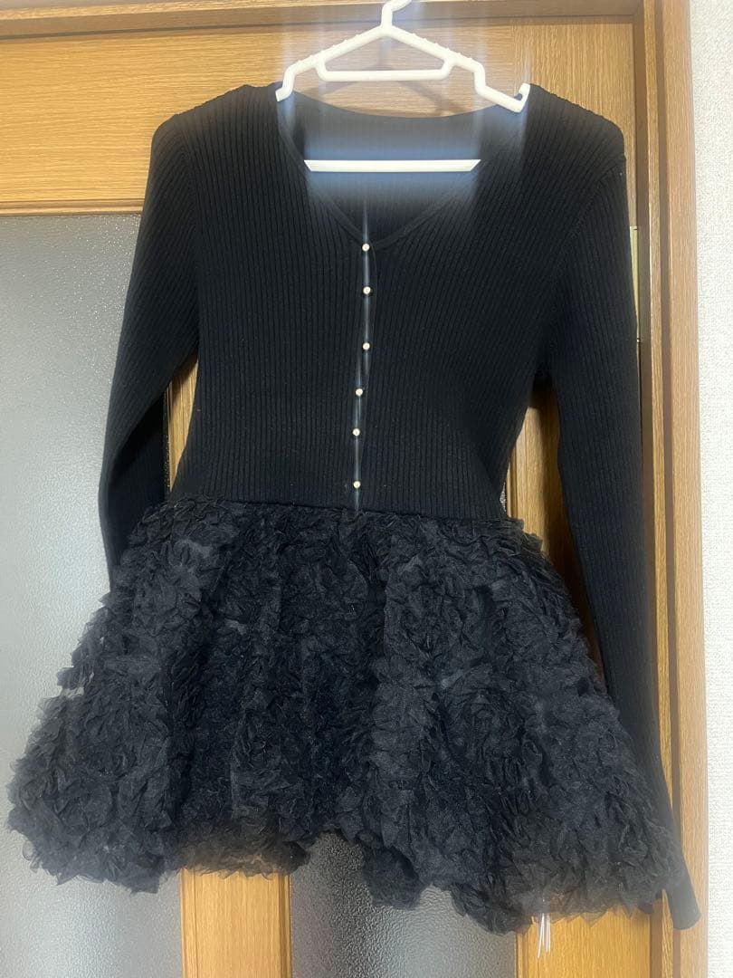 Rirandture チュールバルーンペプラムニット - メルカリ