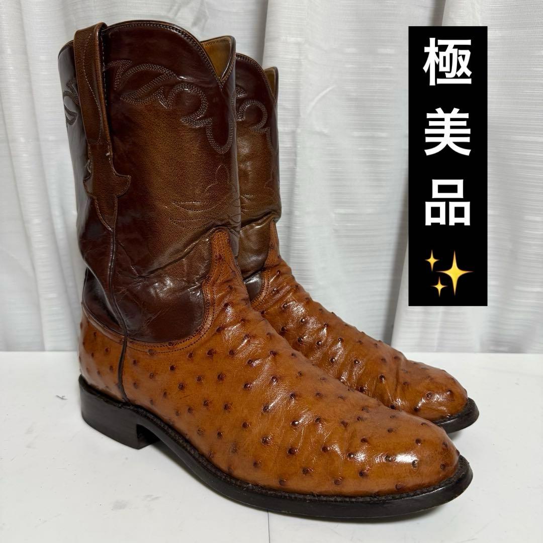⭐️極美品⭐️ルケーシー ウエスタンブーツ オーストリッチ
