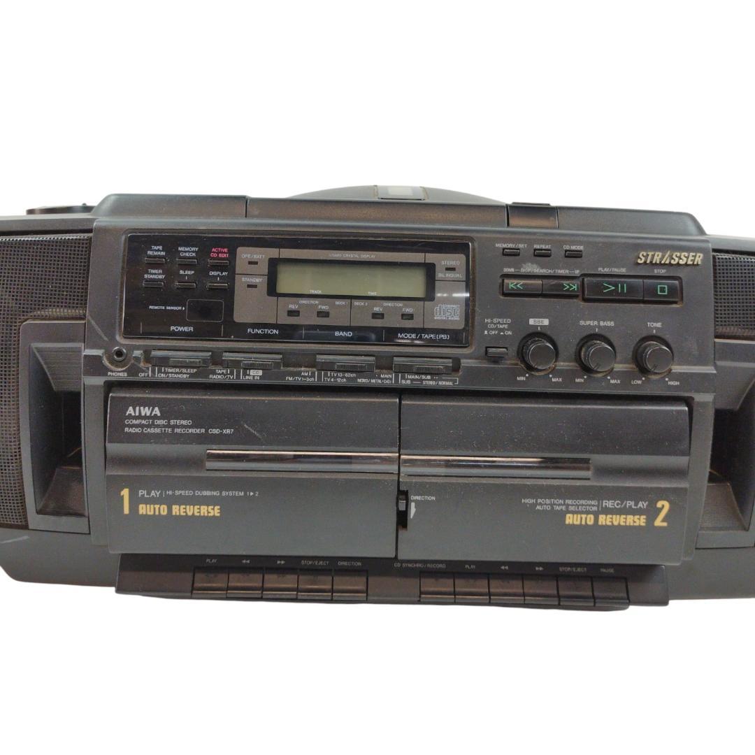 現状品 ☆ AIWA アイワ STRASSER CSD-XR7 CDラジカセ - メルカリ
